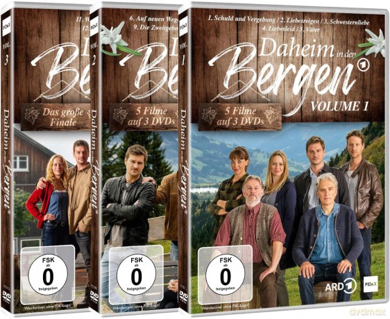Daheim in den Bergen - Alle 12 Spielfilme der beliebten TV-Reihe erstmals vollständig in der 7-DVD Gesamt-Edition (2018-2024) - Die Familiensaga aus dem Allgäu (WME Home Entertainment) [DVD]