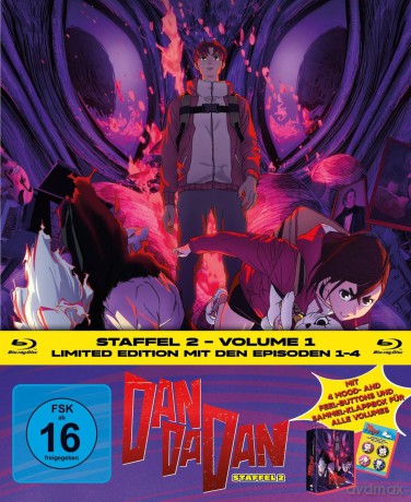 DAN DA DAN - Staffel 2, Volume 1 LTD. - Mit Button-Set und Sammelklappbox für alle Volumes [Blu-Ray]