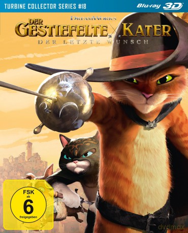 Der gestiefelte Kater: Der letzte Wunsch (Puss in Boots: The Last Wish) - 3D - Turbine Collector Series #18 [Blu-Ray]