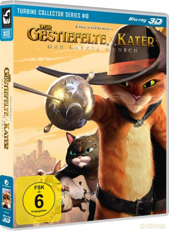 Der gestiefelte Kater: Der letzte Wunsch (Puss in Boots: The Last Wish) - 3D - Turbine Collector Series #18 [Blu-Ray]