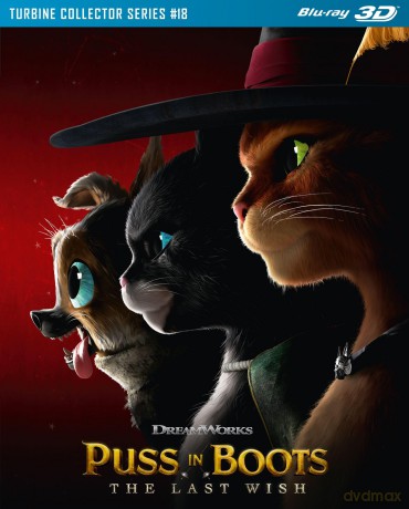 Der gestiefelte Kater: Der letzte Wunsch (Puss in Boots: The Last Wish) - 3D - Turbine Collector Series #18 [Blu-Ray]
