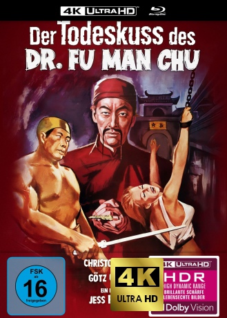 Der Todeskuss des Dr. Fu Man Chu - 2-Disc Limited Collector's Edition Mediabook [Blu-Ray 4K]+[Blu-Ray]