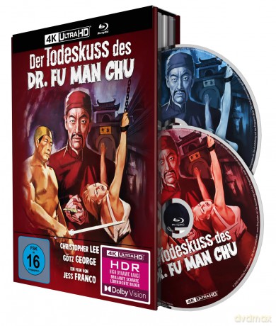 Der Todeskuss des Dr. Fu Man Chu - 2-Disc Limited Collector's Edition Mediabook [Blu-Ray 4K]+[Blu-Ray]