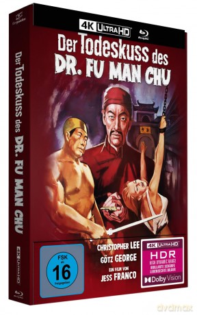 Der Todeskuss des Dr. Fu Man Chu - 2-Disc Limited Collector's Edition Mediabook [Blu-Ray 4K]+[Blu-Ray]