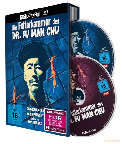 Die Folterkammer des Dr. Fu Man Chu - 2-Disc Limited Collector's Edition Mediabook [Blu-Ray 4K]+[Blu-Ray]
