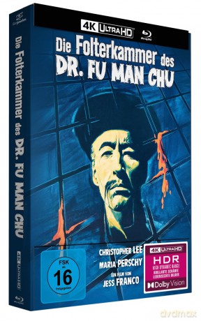 Die Folterkammer des Dr. Fu Man Chu - 2-Disc Limited Collector's Edition Mediabook [Blu-Ray 4K]+[Blu-Ray]