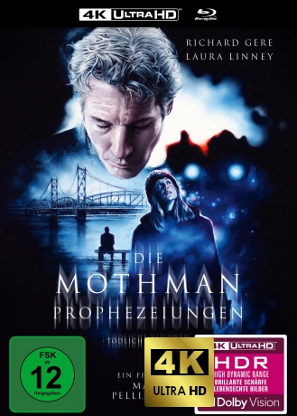 Die Mothman-Prophezeiungen - Tödliche Visionen - 2-Disc Limited Collector's Edition Mediabook (4K UHD-Blu-ray + Blu-ray) [Blu-Ray 4K]+[Blu-Ray]