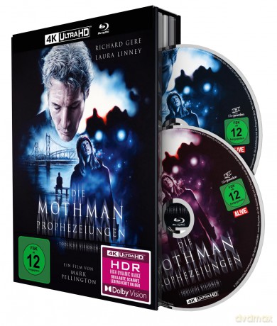 Die Mothman-Prophezeiungen - Tödliche Visionen - 2-Disc Limited Collector's Edition Mediabook (4K UHD-Blu-ray + Blu-ray) [Blu-Ray 4K]+[Blu-Ray]