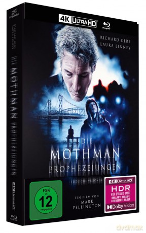 Die Mothman-Prophezeiungen - Tödliche Visionen - 2-Disc Limited Collector's Edition Mediabook (4K UHD-Blu-ray + Blu-ray) [Blu-Ray 4K]+[Blu-Ray]