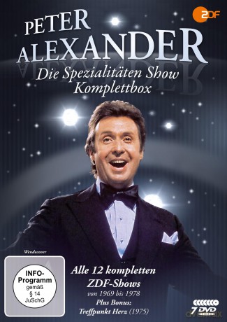 Die Peter Alexander Spezialitäten Show - Komplettbox (Alle 12 ZDF-Shows plus Treffpunkt Herz) (Neuauflage) (7 DVDs) [DVD]