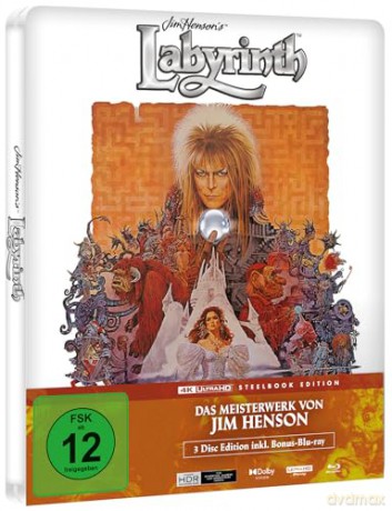 Die Reise ins Labyrinth - Steelbook [Blu-Ray 4K]+[Blu-Ray]