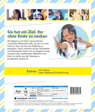 Don't Toy with me, Miss Nagatoro - Staffel 1 - Gesamtausgabe - [Blu-Ray]
