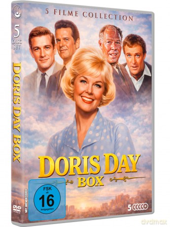 Doris Day Box - 5 Meisterwerke mit der legendären Schauspielerin und Stars wie George Kennedy in einer Edition über 8 Stunden Laufzeit [DVD]