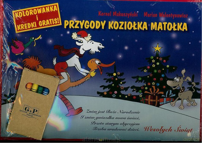 Przygody koziołka matołka + kolorowanka + kredki [KSIĄŻKA]