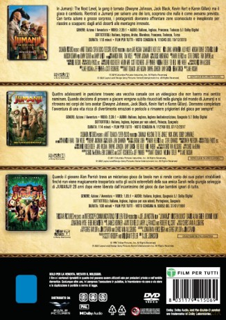 Dvd Jumanji - 3 Film Collection [DVD]