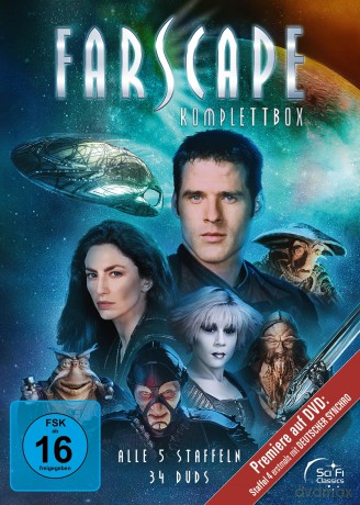 Farscape - Verschollen im All: Komplettbox (Alle 5 Staffeln mit deutscher Synchro) (34 DVDs) [DVD]