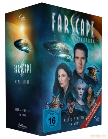 Farscape - Verschollen im All: Komplettbox (Alle 5 Staffeln mit deutscher Synchro) (34 DVDs) [DVD]