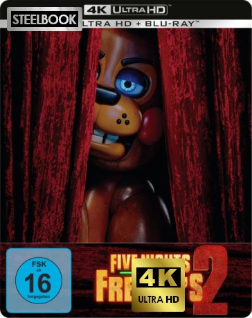 Five Nights at Freddy's 2 (Limitiertes Steelbook) [Blu-Ray 4K]+[Blu-Ray]