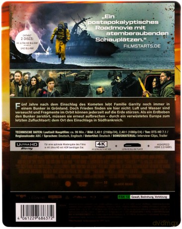 Greenland 2 (steelbook) [Blu-Ray 4K]+[Blu-Ray]