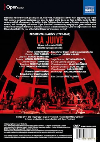 Halévy: Die Jüdin (Oper Frankfurt, Frankfurt am Main 2024, Regie: Gürbaca) [DVD]