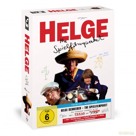 Helge Schneider - The Spielfilmpaket (Limitierte Capbox) [Blu-Ray]