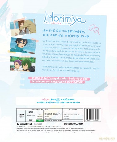 Horimiya: The Missing Pieces - Staffel 2 - Vol.1 - mit Sammelschuber [DVD]