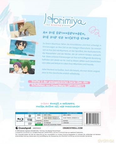 Horimiya: The Missing Pieces - Staffel 2 - Vol.1 - mit Sammelschuber [Blu-Ray]