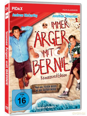 Immer Ärger mit Bernie (Weekend at Bernie's) Kultige 80er Komödie mit schwarzem Humor von Ted Kotcheff - legendärer Filmklassiker [DVD]