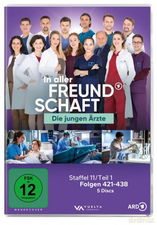 In aller Freundschaft - Die jungen Ärzte, Staffel 11, Teil 1 (Folgen 421-438) [DVD]