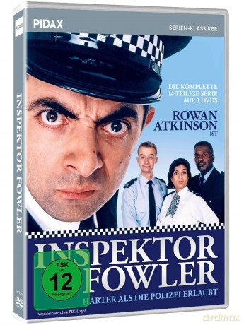Inspektor Fowler (Härter als die Polizei erlaubt) Die komplette 14-teilige Kult Comedy-Serie mit Rowan Atkinson (bekannt als Mr. Bean) [DVD]