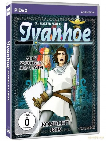 Ivanhoe - Komplettbox der Zeichentrickserie mit allen 52 Folgen voller Ritter-Abenteuer [DVD]