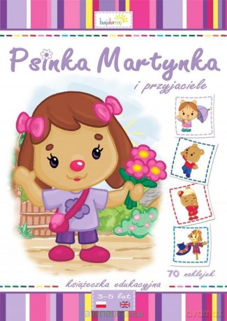 Psinka Martynka i przyjaciele (+ 70 naklejek) [KSIĄŻKA]