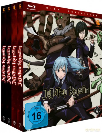 Jujutsu Kaisen - Staffel 1 - Gesamtausgabe - Vol.1-4 - [Blu-Ray]
