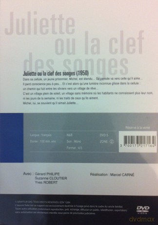 Juliette ou la clef des songes [DVD]