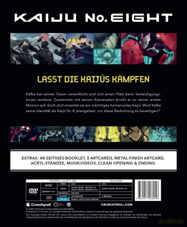 Kaiju No. 8 - Staffel 1 - Vol.2 - mit Sammelschuber [DVD]