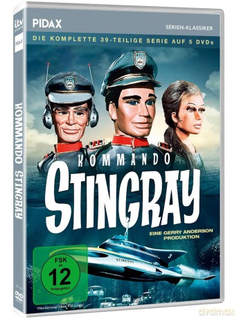 Kommando Stingray - Die komplette 39-teilige Sci-Fi Abenteuerserie von Gerry Anderson (UFO, Thunderbirds, Space Cops") [DVD]