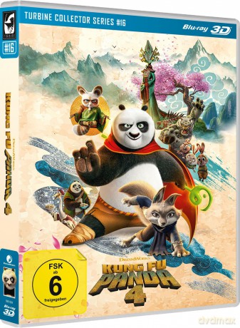 Kung Fu Panda 4 - 3D - Turbine Collector Series #16 [Blu-Ray]