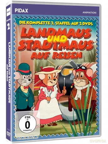 Landmaus und Stadtmaus auf Reisen (Staffel 2) - 26 neue Abenteuer der beliebten Kinder-Zeichentrickserie [DVD]