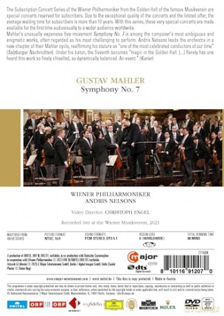 Mahler: Sinfonie Nr. 7 (Musikverein, Wien 2023, Regie: Engel) [DVD]