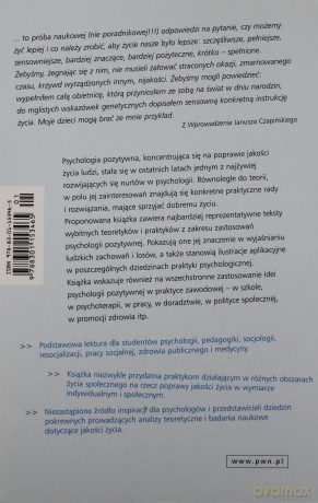 Psychologia pozytywna w praktyce PWN [KSIĄŻKA]