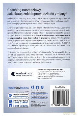 Psychologia szefa 2. Coaching narzędziowy [KSIĄŻKA]