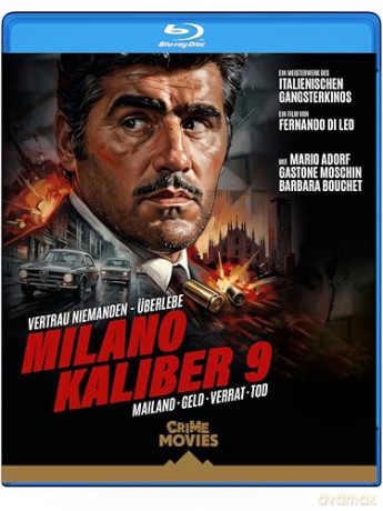 Milano Kaliber 9 1972 - Italo Crime Kultfilm mit Mario Adorf - Gangsterfilm Klassiker für Sammler (WME Film Klassiker) [Blu-Ray]