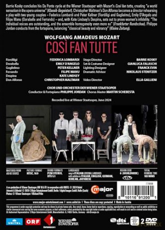 Mozart: Cosi fan tutte (Wiener Staatsoper, Wien 2024, Regie: Kosky) [DVD]