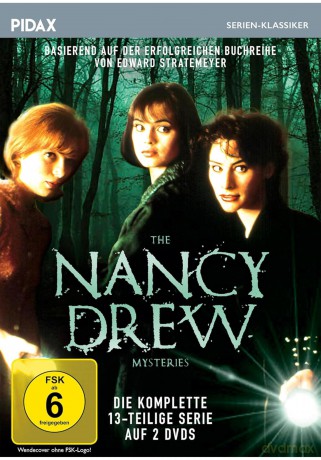 Nancy Drew - Komplettbox 13 Episoden Mystery Serie nach Buchreihe Detektiv Klassiker 90er Jugendserie 2 Discs WME Home Entertainment [DVD]