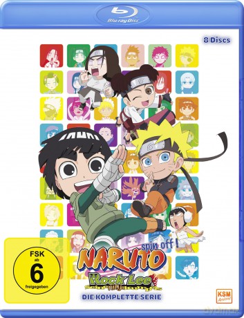 Naruto Spin - Off! Rock Lee und seine Ninja Kumpels - Die komplette Serie (8 Blu-rays) [Blu-Ray]
