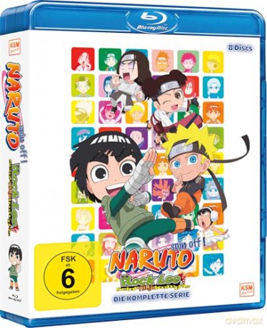Naruto Spin - Off! Rock Lee und seine Ninja Kumpels - Die komplette Serie (8 Blu-rays) [Blu-Ray]