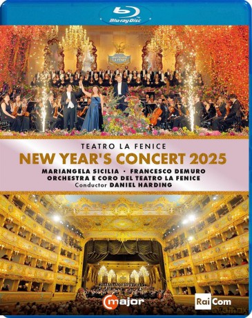 Neujahrskonzert 2025 (Teatro La Fenice, Venedig 2025, Regie: Guttuso Alaimo) [Blu-Ray]