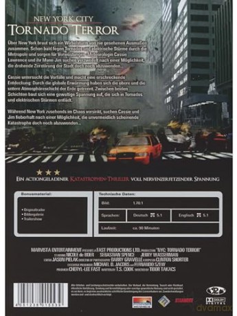 New York City: Tornado Terror - Der actiongeladene Katastrophen Thriller über Naturgewalten [DVD]