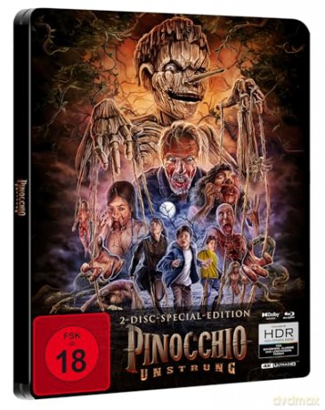 Pinocchio Unstrung - Steelcase [Blu-Ray 4K]+[Blu-Ray]