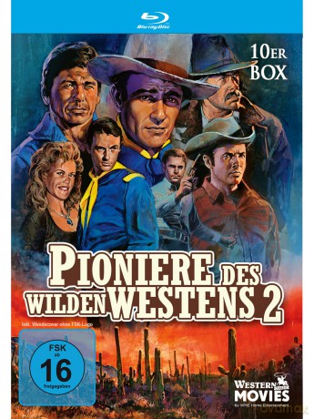 Pioniere des Wilden Westens 2 - Hochwertige Box für das Regal mit über 15 Stunden klassischem Kult-Western Flair - 10 legendäre Wildwest-Filme für nostalgische Heimkinoabende [DVD]